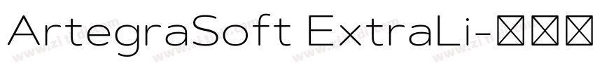 ArtegraSoft ExtraLi字体转换